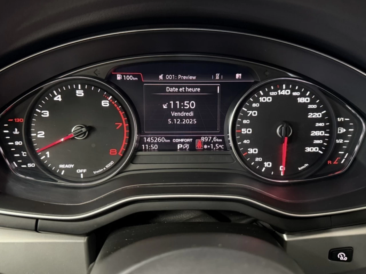 2018 Audi A4 Komfort Awd Cuir Navigation sieges chauffant Bluet Main Image