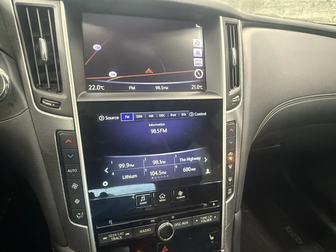 2019 Infiniti Q50 3.0t AWD AUTO NAV TOIT CAM BLUETOOTH S,CHAUFFANT * Main Image